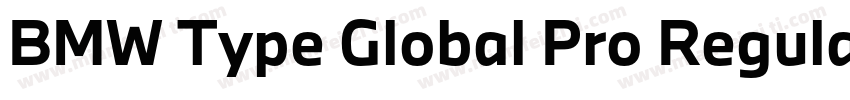 BMW Type Global Pro Regular字体转换